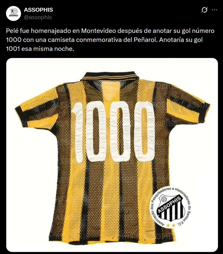 La camiseta “1000”.