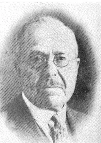 Thomas Davies, fundador y vicepresidente en 1913. Año en que ocupó funciones de presidente por repetidas ausencias de Sedgfield.