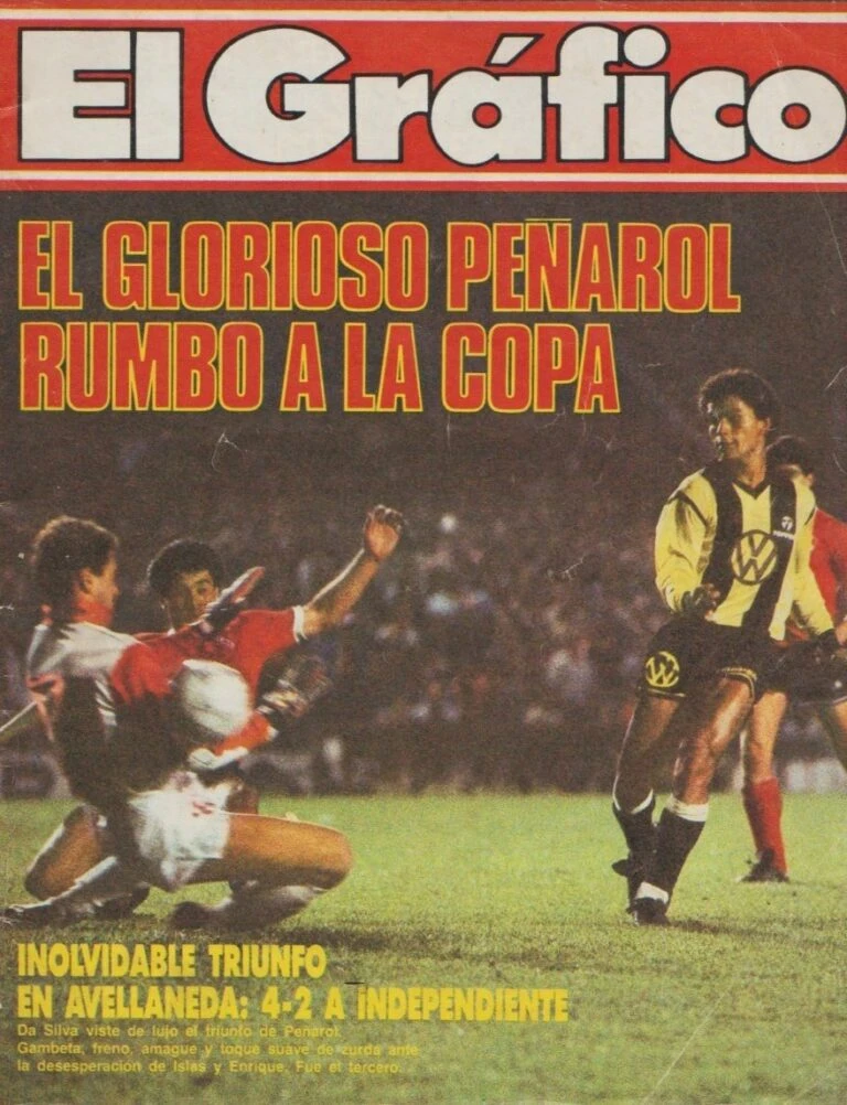 La portada de la revista El Gráfico tras la victoria Manya en la casa del Rojo.
